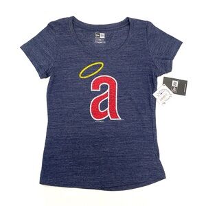 New Era Women's Anaheim Angels Team Gear Short Sleeve Tee Shirt